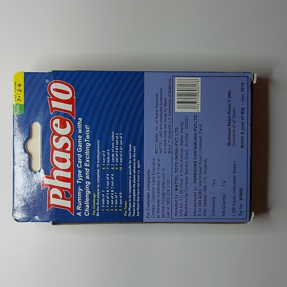 Phase 10 card game, new - Picture 2 of 2